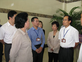 省領(lǐng)導(dǎo)、市領(lǐng)導(dǎo)來(lái)我司進(jìn)行視察、指導(dǎo)